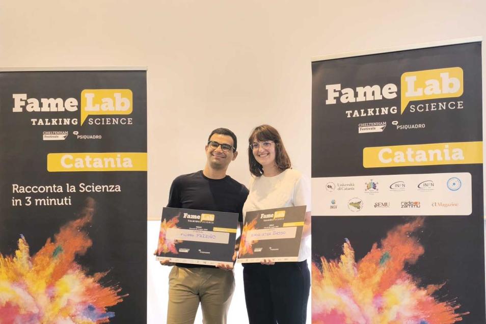 In foto da sinistra Filippo Fazzino e Simona Letizia Basso